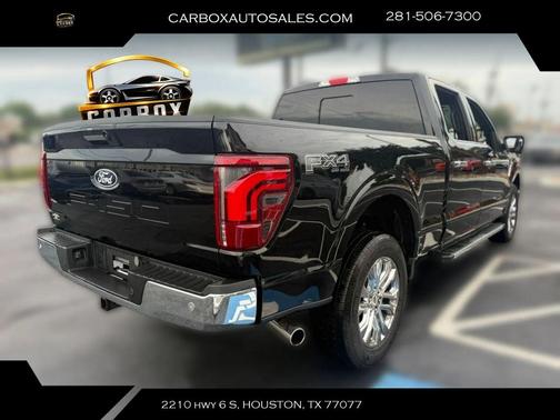 Agate Black Metallic 2024 Ford F-150 Lariat