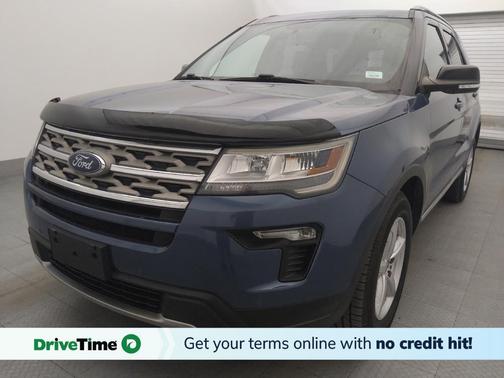 Blue Metallic 2018 Ford Explorer XLT