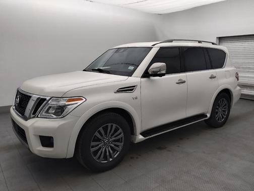 Pearl White Tricoat 2019 Nissan Armada Platinum