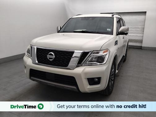 Pearl White Tricoat 2019 Nissan Armada Platinum