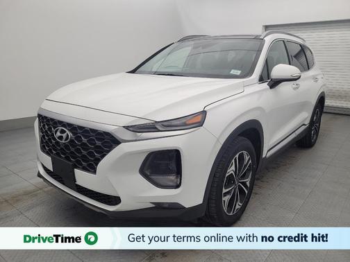 Quartz White 2019 Hyundai SANTA FE Ultimate 2.0T