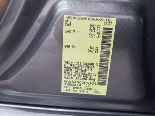 2017 Nissan Altima NULL