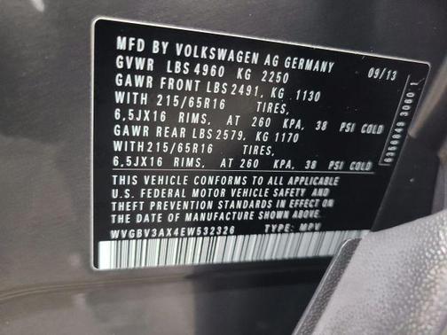 2014 Volkswagen Tiguan 4MOTION Auto S