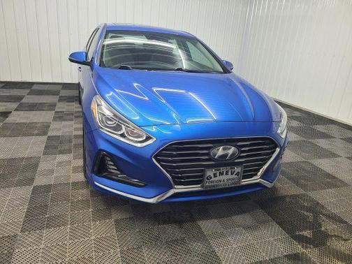 Electric Blue 2018 Hyundai SONATA Limited