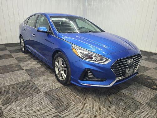 Electric Blue 2018 Hyundai SONATA Limited