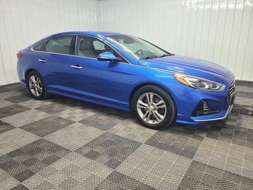 Electric Blue 2018 Hyundai SONATA Limited
