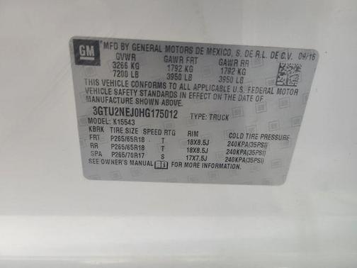 2017 GMC Sierra 1500 SLT