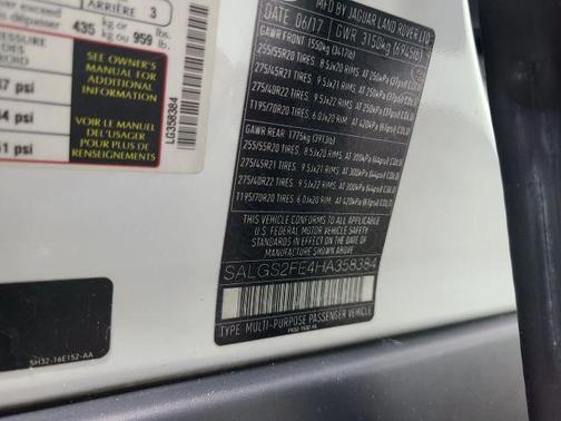 2017 Land Rover Range Rover 5.0L Supercharged