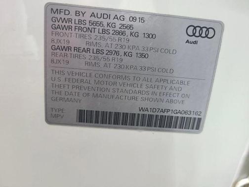2016 Audi Q5 3.0T Premium Plus