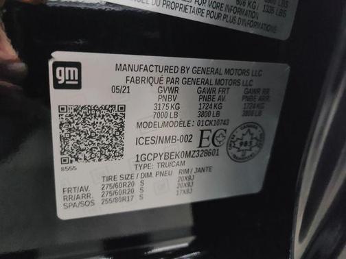 2021 Chevrolet Silverado 1500 Custom