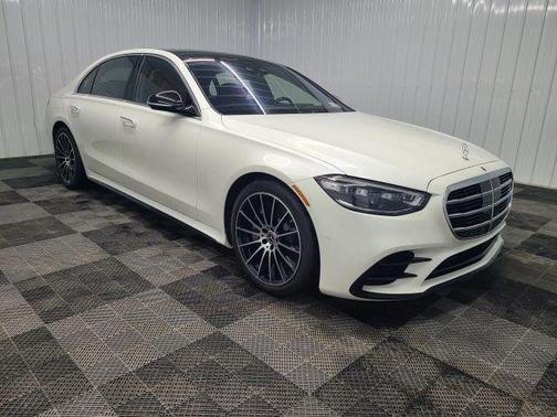 White 2022 Mercedes-Benz S-Class S 580 4MATIC