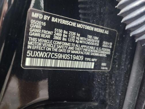 2017 BMW X3 xDrive35i