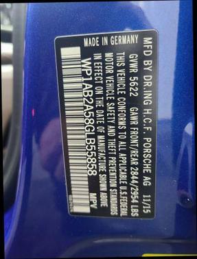 2016 Porsche Macan S