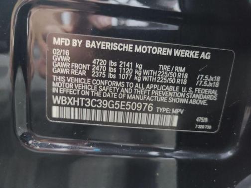 Black 2016 BMW X1 xDrive 28i