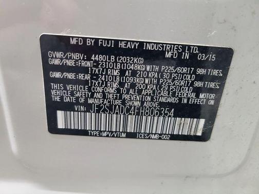 2015 Subaru Forester 2.5i Premium