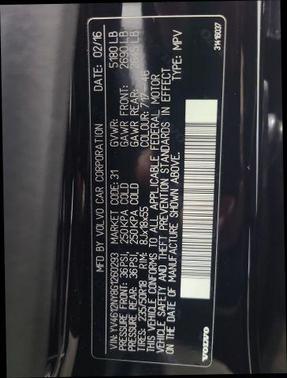 Black 2016 Volvo XC70 T5 Platinum