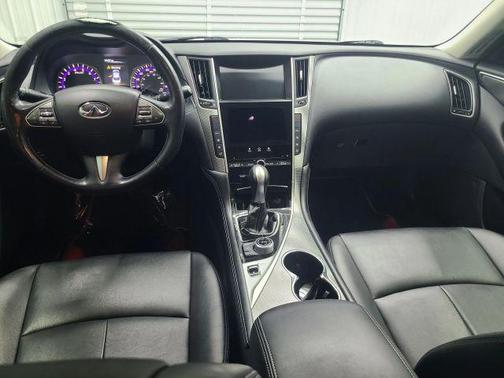 Moonlight White 2015 INFINITI Q50 Base