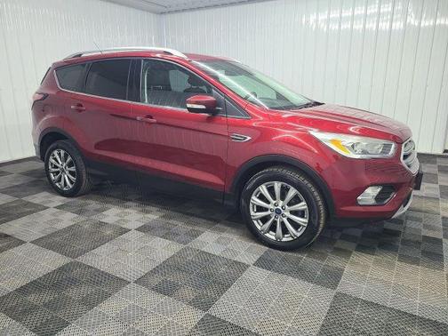 Red 2017 Ford Escape Titanium