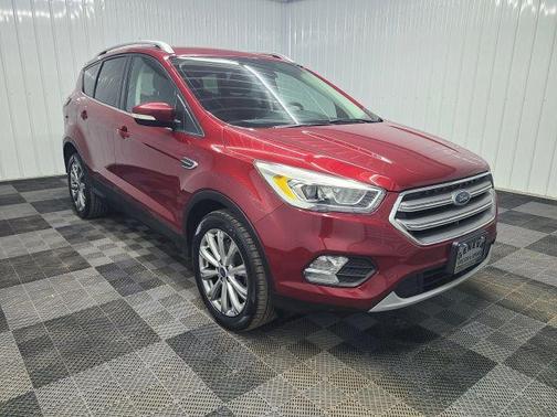Red 2017 Ford Escape Titanium