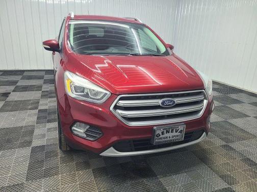 Red 2017 Ford Escape Titanium