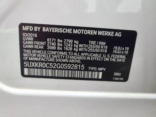 2016 BMW X5 xDrive35i