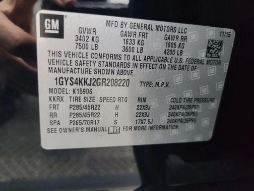 2016 Cadillac Escalade ESV Platinum