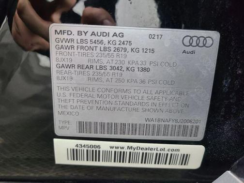 2018 Audi Q5 2.0T Premium Plus