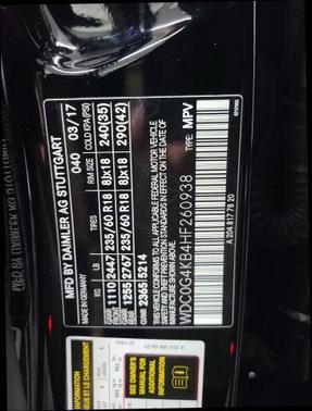 2017 Mercedes-Benz GLC 300 Base 4MATIC