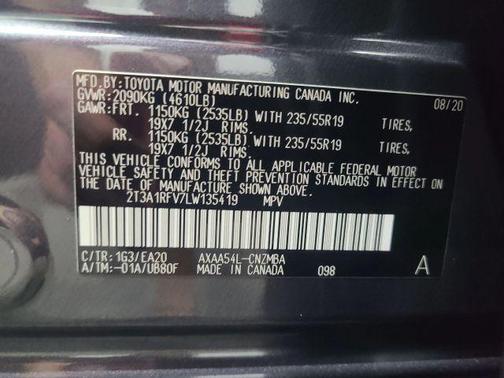 2020 Toyota RAV4 XLE Premium