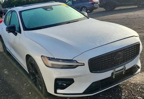 White 2024 Volvo S60 B5 Plus Black Edition