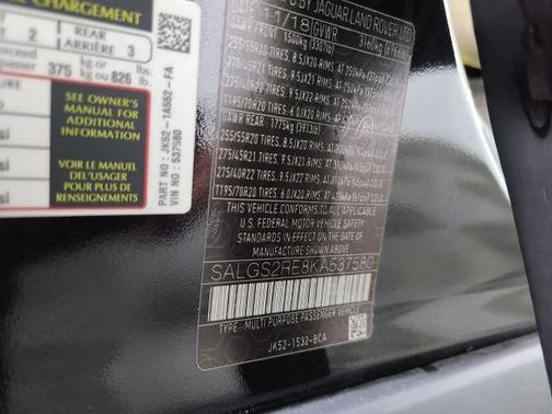 2019 Land Rover Range Rover Supercharged