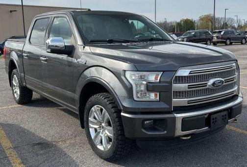 Gray 2015 Ford F-150 Platinum