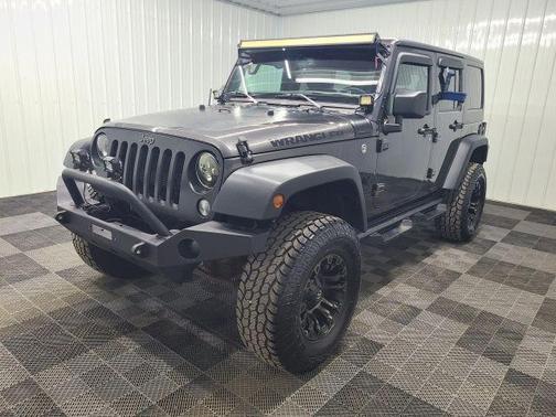 Gray 2017 Jeep Wrangler Unlimited Sport