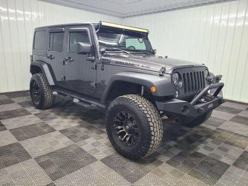 Gray 2017 Jeep Wrangler Unlimited Sport