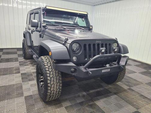 Gray 2017 Jeep Wrangler Unlimited Sport