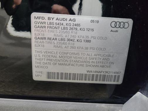 2019 Audi Q5 2.0T Premium