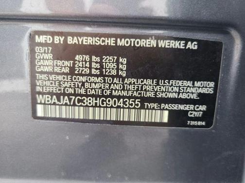2017 BMW 530 i xDrive