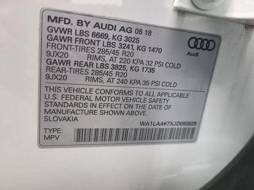 2018 Audi Q7 3.0T Premium Plus