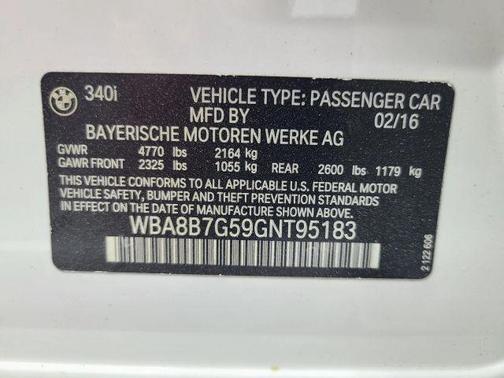 2016 BMW 340 i xDrive