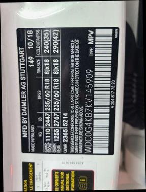 2019 Mercedes-Benz GLC 300 Base 4MATIC