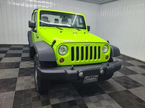 Green 2013 Jeep Wrangler Sport