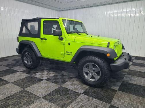 Green 2013 Jeep Wrangler Sport