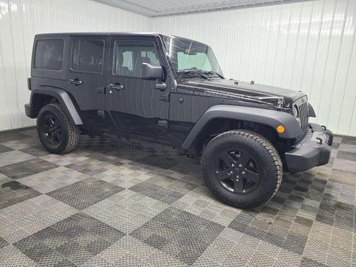 Black 2017 Jeep Wrangler Unlimited Sport