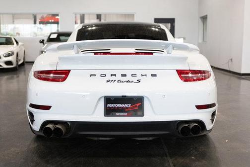 White 2015 Porsche 911 Turbo S