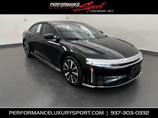 Infinite Black Metallic 2023 Lucid Air Pure