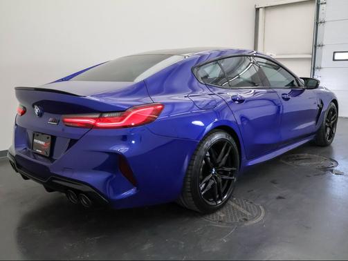 Marina Bay Blue Metallic 2022 BMW M8 Gran Coupe Competition