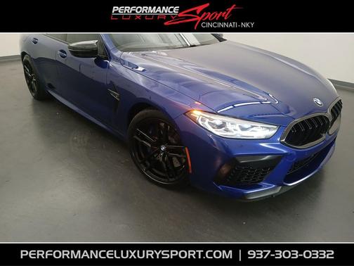 Marina Bay Blue Metallic 2022 BMW M8 Gran Coupe Competition