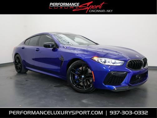 Marina Bay Blue Metallic 2022 BMW M8 Gran Coupe Competition
