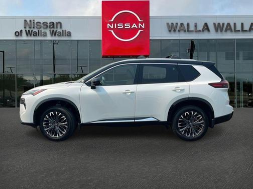 White / Black 2026 Nissan Rogue Platinum