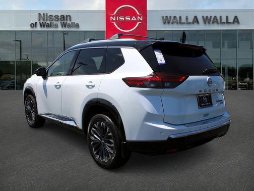 White / Black 2026 Nissan Rogue Platinum